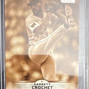 Topps 2021 Stadium Club Sepia Garrett Crochet #18 Chicago White Sox Baseball
